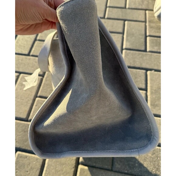 MARGOT NEW YORK JAMEE LEATHER SUEDE DOUBLE HANDLE TOTE BAG W MATCHING WALLET NWT - Picture 6 of 16